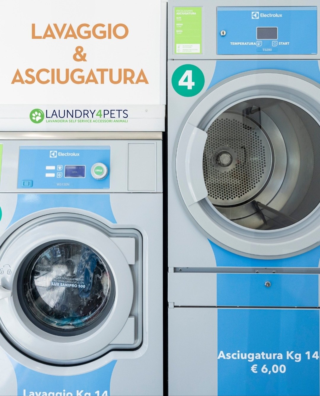 Laundry4Pets 14 kg washer and dryer