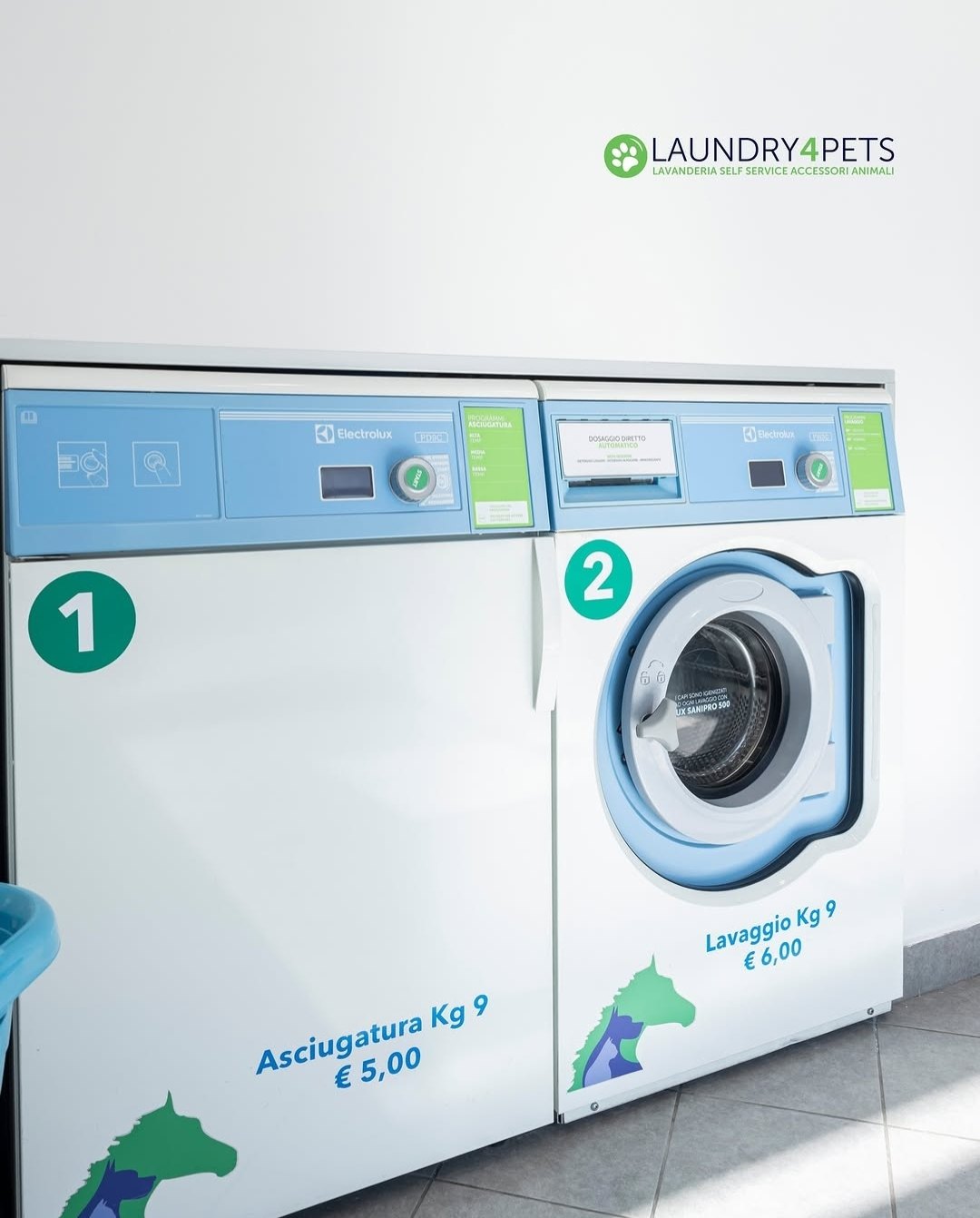 Macchine dedicate Laundry4Pets Salerno